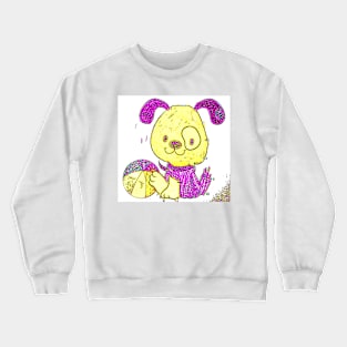 Doggie By Numbers With Candy Crewneck Sweatshirt